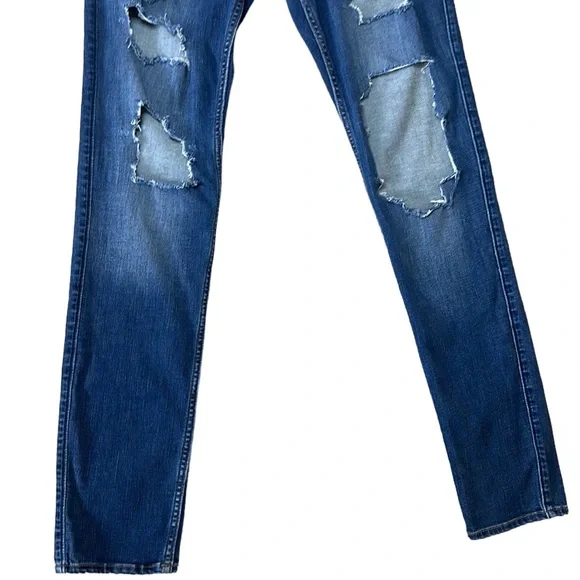 ❌SOLD❌Hollister Stacked Skinny Jeans Ripped - Picture 2 of 7